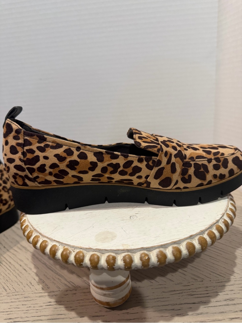 DR. SCHOLLS WOMENS WEBSTER LOAFER * LEOPARD PRINT * NEW* SIZE 7.5 - Picture 4 of 9